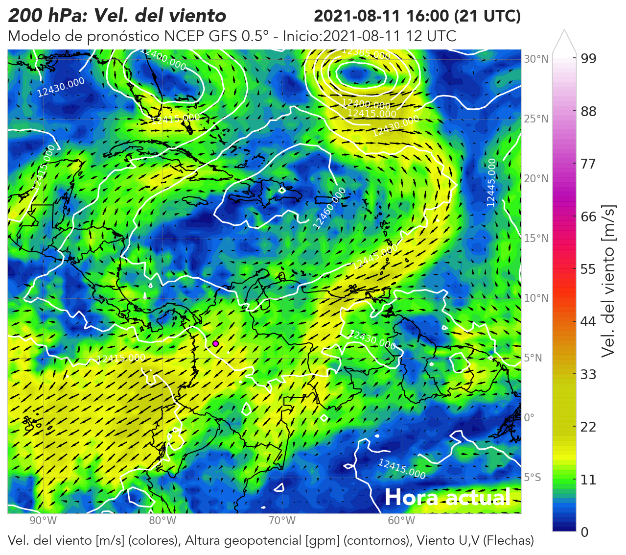 GFS 0.5° 12 UTC: nombre