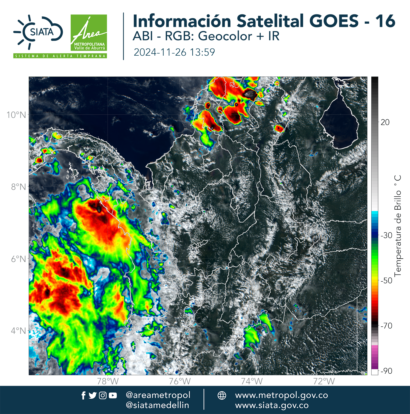 GOES - Geocolor+IR